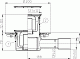 Трап HL 510NPr-3100 с Сухим сифоном, с решеткой 3121