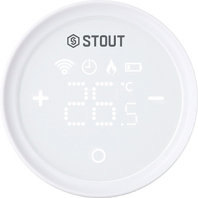 Термостатическая головка Stout умная Zigbee