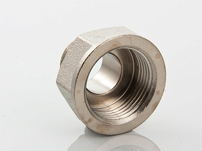 Переходник VALTEC 1 х 1/2 внутренняя-наружная резьба, никелированная латунь