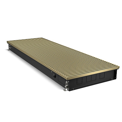 Внутрипольный конвектор с естественной конвекцией Royal Thermo 90/400/2000-DG-U-LB