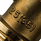 Угольник настенный Stout с креплением 25xRp 3/4, SFA-0009-002534