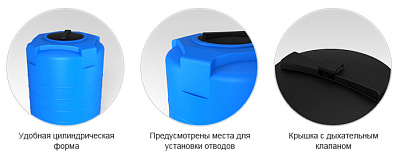 Емкость ЭкоПром T 500 литров