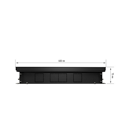 Внутрипольный конвектор с естественной конвекцией Royal Thermo 75/400/2000-DG-U-DB