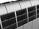 Биметаллический секционный радиатор отопления Royal Thermo Biliner 350 / Silver Satin / 1 секция