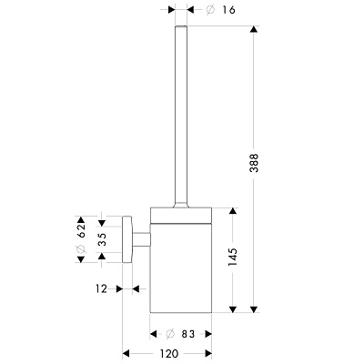 Ёршик Hansgrohe Logis 40522000