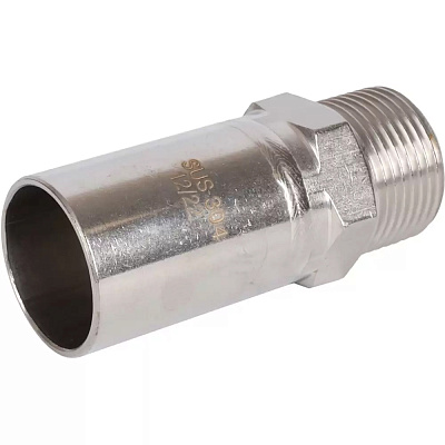 Вставка Rommer переходная пресс 28х3/4, НПр-НР, нержавеющая сталь