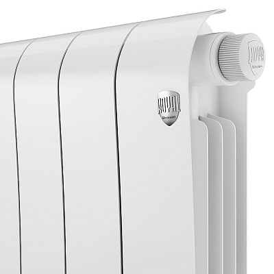 Биметаллический секционный радиатор отопления Royal Thermo Infinity 500 V Белый / 4 секции