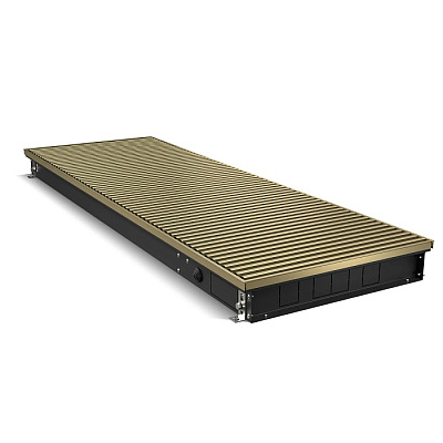 Внутрипольный конвектор с естественной конвекцией Royal Thermo 75/400/2000-DG-U-LB