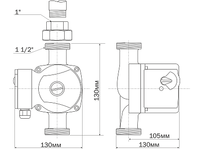Циркуляционный насос Aquario AC256-130