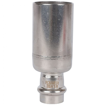 Муфта Rommer переходная 35х18, ВПр-НПр, нержавеющая сталь