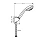 Душевой гарнитур Hansgrohe Crometta 85 Vario 27559000