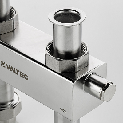 Гидравлический разделитель VALTEC Varimix INOX горизонтальный DN25 (VT.VAR00.SS.H06)