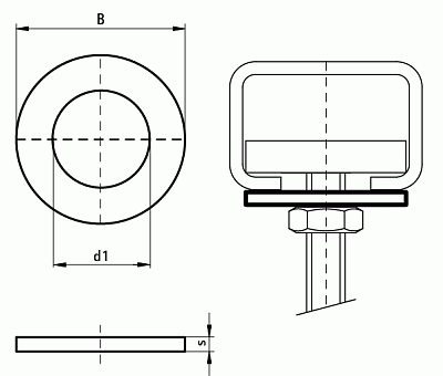 Шайба Walraven BIS WM0-35 10,4х25 мм, М10