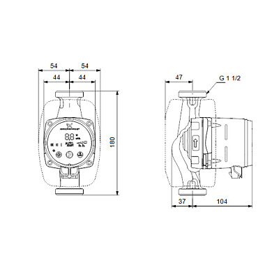 Циркуляционный насос Grundfos ALPHA2 25-40 N