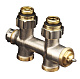 Узел нижнего подключения Oventrop Multiblock T 1/2x3/4 прямой, с преднастройкой
