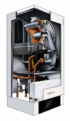 Настенный газовый конденсационный котел отопления одноконтурный Viessmann Vitodens 200-W Vitotronic 100 150 кВт Тип HC1B B2HAK11