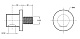 Подключение душевого шланга Jacob Delafon MODULO E8465