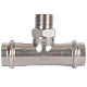Тройник Rommer переходной 22х1/2, ВПр-НР, нержавеющая сталь