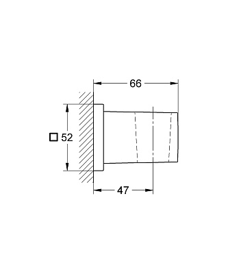 Держатель для душевой лейки Grohe Euphoria Cube 27693000