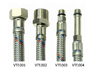 Гибкая подводка VALTEC для воды, гайка–гайка, длина 30 см