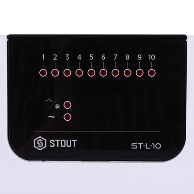 Контроллер термостатических клапанов Stout L-10 проводной (STE-0101-010000)