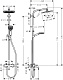Душевая колонна Hansgrohe Crometta S 240 1jet Showerpipe 27269000