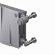 Набор термостатический Royal Thermo Design Pro для радиатора угловой, М30х1,5, хромированный под трубку 15 мм