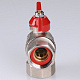 Кран шаровой VALTEC угловой с накидной гайкой 1/2 ВН-ВН (короткий)