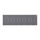 Биметаллический секционный радиатор отопления Royal Thermo PianoForte Silver Satin 200 / 12 секций