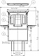 Трап HL 310NPr-3000 с Сухим сифоном, с решеткой 3127
