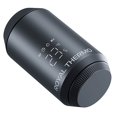 Термостат электронный Royal Thermo SMART HEAT 2.0, 5-30, М30х1,5 черный (RATESH23015BL)