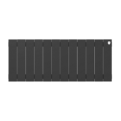 Биметаллический секционный радиатор отопления Royal Thermo PianoForte Noir Sable 300 / 12 секций