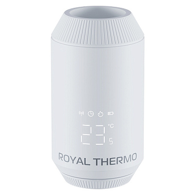 Термостат электронный Royal Thermo SMART HEAT 2.0, 5-30, М30х1,5 белый (RATESH23015WH)