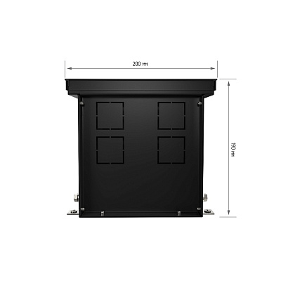 Внутрипольный конвектор с естественной конвекцией Royal Thermo 190/200/2000-RG-U-DB