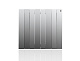 Биметаллический секционный радиатор отопления Royal Thermo PianoForte Satin Silver 500 / 8 секций
