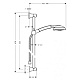 Душевой гарнитур Hansgrohe Raindance Classic 100 AIR/Unica Classic, 65 см