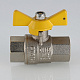 Кран шаровой газовый VALTEC Valgas 1/2 ВВ, бабочка