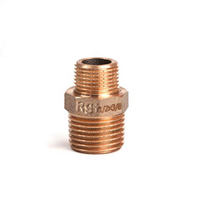 Ниппель редукционный РЕХАУ бронзовый AURLINE, R1/2 x R3/8, RX+ (18732431001)