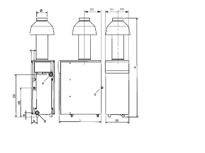 Комплект стабилизатора тяги Baxi для котлов SLIM EF, диам. 180 мм