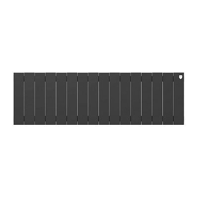 Биметаллический секционный радиатор отопления Royal Thermo PianoForte Noir Sable 300 / 16 секций