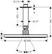 Верхний душ Hansgrohe Raindance S 240 27620000