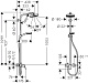 Душевая колонна Hansgrohe Crometta 160 1jet 27266400