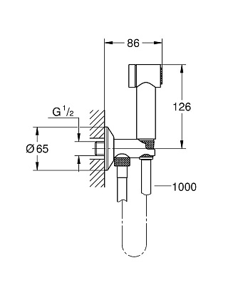Гигиенический душ Grohe Sena Trigger Spray 35 26329000