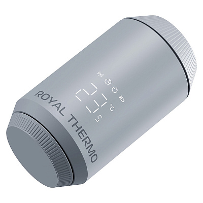 Термостат электронный Royal Thermo SMART HEAT 2.0, 5-30, М30х1,5 серебро (RATESH23015SS)