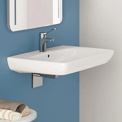 Раковина Geberit Selnova Comfort 65см, для лиц с ограниченными физическими возможностями (500.292.01.1)