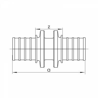 Муфта соединительная равнопроходная Rehau 25x2,3