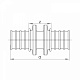 Муфта соединительная равнопроходная Rehau 25x2,3