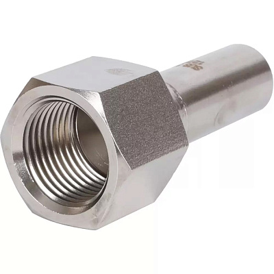 Вставка Rommer переходная пресс 15х1/2, НПр-ВР, нержавеющая сталь